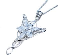 Pendentif Arwen Evenstar en Argent Sterling - Éclat Élégant