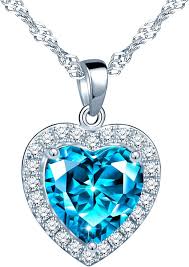 Collier Pendentif Brillant en Argent - Un Cœur Éternel