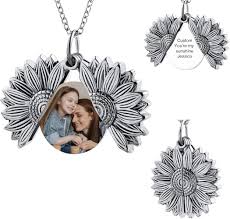 Pendentif Femme Photo Personnalisé INBLUE en Acier Inoxydable