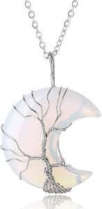 Pendentif en Filigrane en Argent avec Pierre de Lune