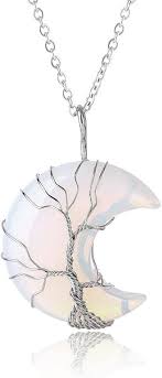 Pendentif en Filigrane en Argent avec Pierre de Lune