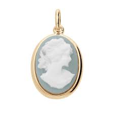 Pendentif Plaqué Grand Modèle Camée - Élégance et Charme
