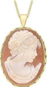 Pendentif Broche Camée Carissima Gold - Élégance et Raffinement