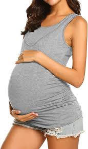 Débardeur de Maternité D'allaitement - Confort et Élégance