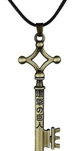 Pendentif Attaque des Titans en Bronze Antique - Chasseur Attaque