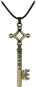 Pendentif Attaque des Titans en Bronze Antique - Chasseur Attaque