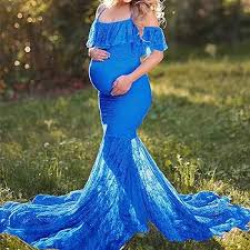 Robe de Maternité Manches Volantées - Élégance et Confort