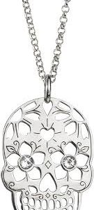 Collier Pendentif Tête de Mort Femme en Argent - Élégance et Audace