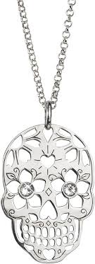 Collier Pendentif Tête de Mort Femme en Argent - Élégance et Audace