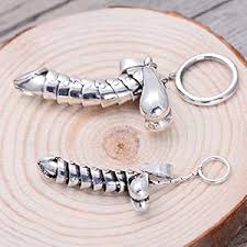 Pendentif Génital Masculin en Argent Sterling - Élégance et Provocation