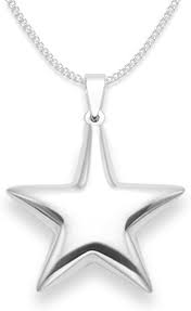 Pendentif Étoile en Argent Massif - Élégance et Brillance