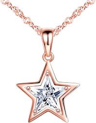 Pendentif Étoile Incrusté Classique pour Anniversaire