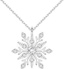 Pendentif Flocon de Neige Milacolato en Argent Sterling Hypoallergénique