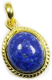 Pendentif Naturel Lazuli en Panchdhatu - Élégance et Spiritualité