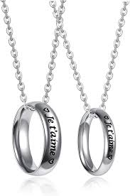Bagues Couple Personnalisées en Inoxydable - Un Symbole d'Amour Éternel
