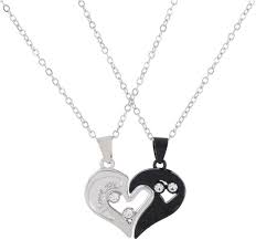 Pendentif Couple Magnétique Séparable Personnalisé : Un Cadeau Parfait Pour les Amoureux
