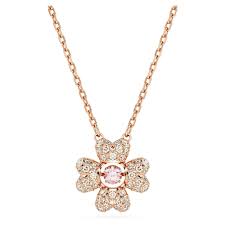 Pendentif Swarovski Idyllia Blanc Doré - Élégance et Brillance