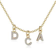 Collier Chaine Lettre Initial Inoxydable - Un Bijou Personnalisé pour Vous