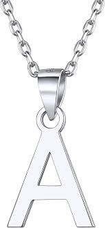 Pendentif Initiale ChicSilver - Un Cadeau Personnalisé Inoubliable