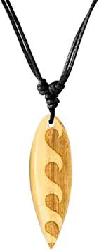 Collier Surfeur en Bois Dolivier - Élégance Naturelle pour Homme