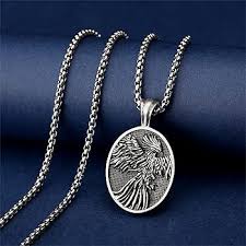 Collier Pendentif Mythique Gothique : L'Essence du Phoenix