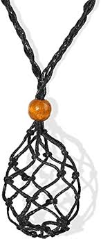 Support Pendentif pour Pierre en Cristaux Réglable Peukerty