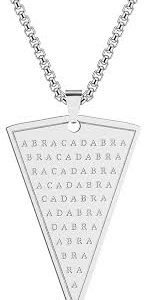 Pendentif ésotérique Chereda Abracadabra en Acier Inoxydable