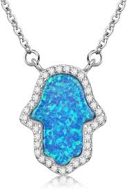 Pendentif Collier Sterling 925 avec Main Fatma - Élégance et Protection