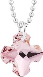 Pendentif Fillette en Swarovski Elements - Élégance et Brillance