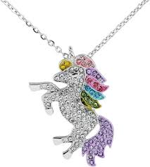 Pendentif Licorne Arc-En-Ciel : Magie et Élégance pour Petites Filles