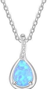 Pendentif Gouttelettes Danniversaire Amoureuse - Élégance et Émotion