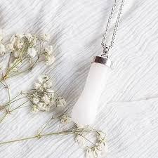 Pendentif Énergétiques Naturelles Amulette Protection - Quartz Blanc Ana