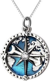 Pendentif Boussole Marine YFN - Une Élégance Nautique