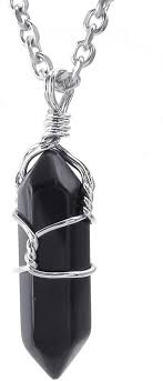 Collier Pendentif Naturelle Inoxydable avec Onyx - Élégance et Durabilité