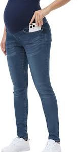 Jeans de Maternité Skinny Enfiler - Confort et Style