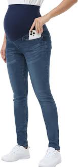 Jeans de Maternité Skinny Enfiler - Confort et Style