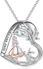 Pendentif Alice au Pays des Merveilles en Argent - Vadmans