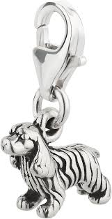 Charm Pendentif Cocker en Argent Sterling - Élégance et Tendresse