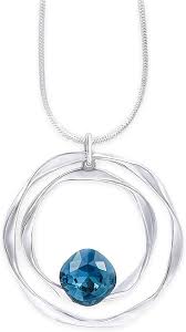 Pendentif Cercle en Zirconium Inoxydable - Élégance et Originalité