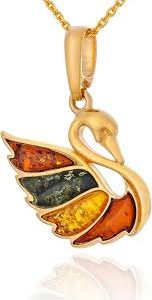 Collier Pendentif Ambre Baltique Multicolore - Élégance et Bien-être