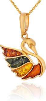 Collier Pendentif Ambre Baltique Multicolore - Élégance et Bien-être