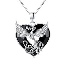 Collier Phoenix Sterling Pendentif Anniversaire - Élégance et Symbolisme