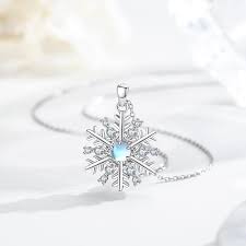 Collier Sterling Pendentif Flocon de Neige en Argent - Élégance et Originalité