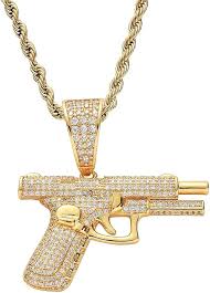 Collier Pendentif Pistolet Élégant de MAYIYAHO