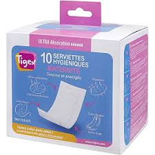 Serviettes Hygiéniques Tigex pour Accouchement - Confort et Protection
