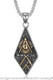 Pendentif Franc Maçonnerie Parallélogramme - Élégance et Symbolisme