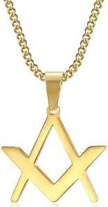 Pendentif Discret Maçonnerie - Élégance et Symbolisme