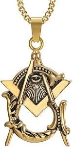 Pendentif Franc Maçonnerie Omniscient Providence - Élégance et Symbole