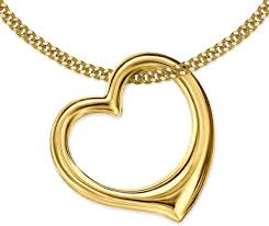 Pendentif Coeur en Or avec Brillance Éclatante