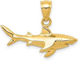 Collier Pendentif Requin Jaune - Élégance et Originalité